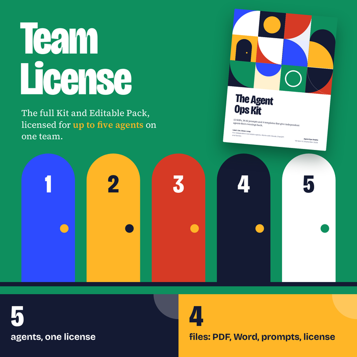 The Agent Ops Kit Team License (5 Agents)
